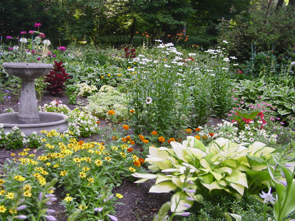 Right side of main garden